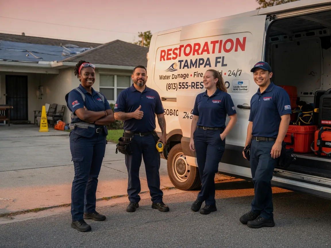 Water Damage Restoration company in Center Point, TX